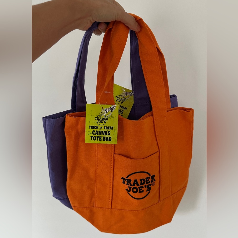 BOTH!! NWT TRADER JOE’S MINI TOTES!